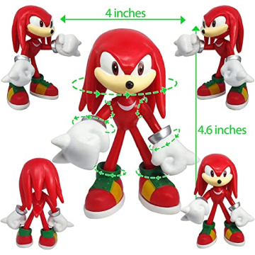 NAIUOI Sonic Hedgehog Action Figures - Perfect Kids Gift