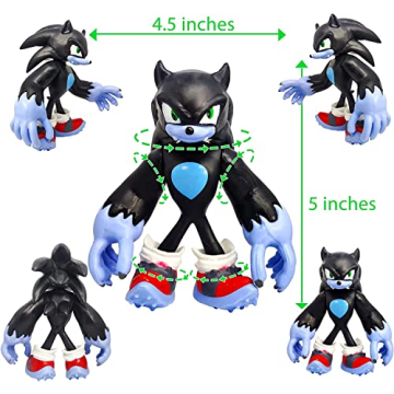 NAIUOI Sonic Hedgehog Action Figures - Perfect Kids Gift