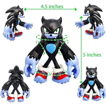 NAIUOI Sonic Hedgehog Action Figures - Perfect Kids Gift