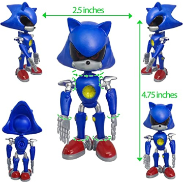 NAIUOI Sonic Hedgehog Action Figures - Perfect Kids Gift
