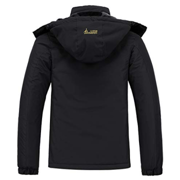 MAOYSSEN Men’s Waterproof Ski Jacket for Winter Sports