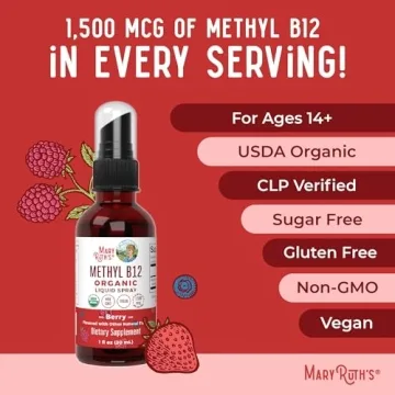 Vegan B12 Spray for Energy & Nervous System Support