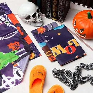 Hortsun Halloween Fluorescent Light Covers – 4 Pack