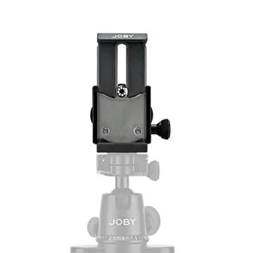 Joby GorillaPod 5K GripTight Mount PRO Kit, Aluminum Flexible Tripod Stand and BallHead 5K with Locking Phone Mount, Easy Landscape or Portrait Mode, Supports up to 5kg (11lb), Black (JB01830-BWK)