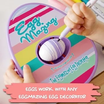 Eggmazing White Wooden Eggs for Fun Easter Decorating
