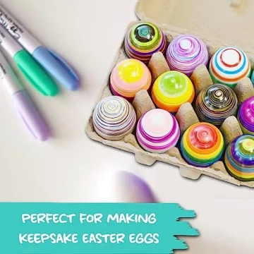 Eggmazing White Wooden Eggs for Fun Easter Decorating