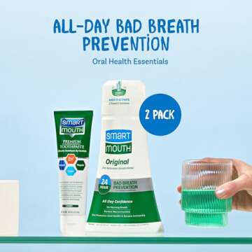 SmartMouth Toothpaste & Mouthwash Combo - Fresh Breath Solutions