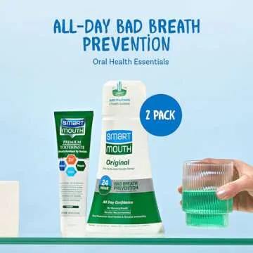 SmartMouth Toothpaste & Mouthwash Combo - Fresh Breath Solutions