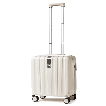 Hanke 16 Inch Underseat Carry on Luggage with Wheels,Small Hard Shell Suitcases for Weekender,Tsa Ap...