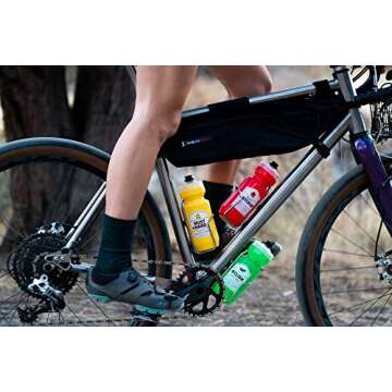 SPURCYCLE - "Catch Up Water Bottle|22 Ounces. Purist Water Bottle with MoFlo Cap, Resists Stains & Tastes Better. Flexible Bicycle Bottle. Don't Forget to Hydrate.