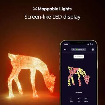 Twinkly Reindeers Doe - Mappable Outdoor LED Christmas Light