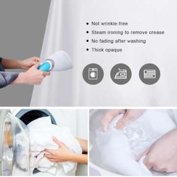 LCUIRC 10X12ft White Backdrop for Photography, White Background for Photography Polyester White Screen for Product Protrait Photoshoot or Parties Decoration