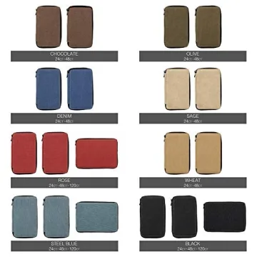 Speedball Art Canvas Pencil Case for 120 Pencils, Black