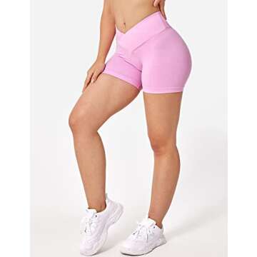 YEOREO Amplify Scrunch Workout Shorts for Women Fitness
