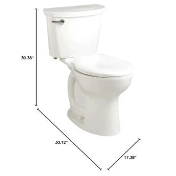 American Standard Cadet PRO 14" Rough-In Toilet - Efficient & Compact