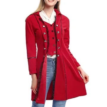 Gothic Steampunk Corset Coat - Elegant Halloween Jacket