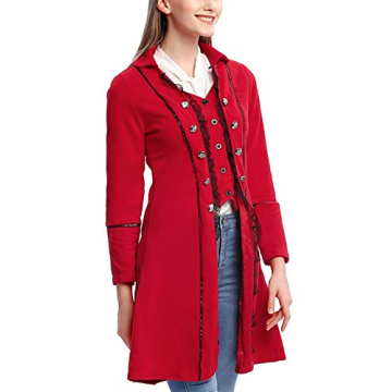 Gothic Steampunk Corset Coat - Elegant Halloween Jacket