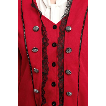 Gothic Steampunk Corset Coat - Elegant Halloween Jacket