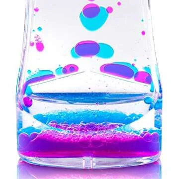 Super Z Outlet Liquid Motion Bubbler for Sensory Play, Fidget Toy, Children Activity, Desk Top, Assorted Colors (4 Pack)