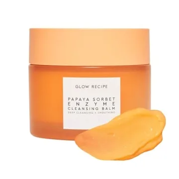 Glow Recipe Papaya Enzyme Cleansing Balm - Luxurious Makeup Remover & Gentle Exfoliator for Radiant ...