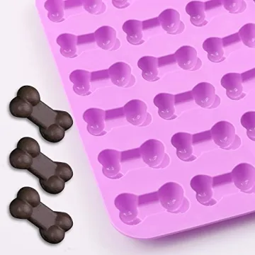 Cozihom Bone Shaped Silicone Molds for Pet Treats and Baking