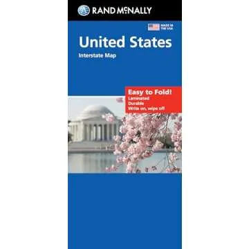 Rand McNally Easy To Fold: United States Laminated Map