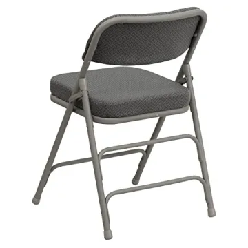 Flash Furniture Hercules Folding Chair 300-lb Capacity Gray