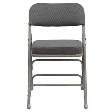 Flash Furniture Hercules Folding Chair 300-lb Capacity Gray
