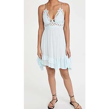 Free People Women's Adella Slip Seawashed MD One Size