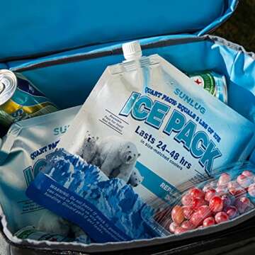 Long Lasting SUNLUG Cooler Ice Packs for Every Occasion
