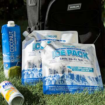 Long Lasting SUNLUG Cooler Ice Packs for Every Occasion