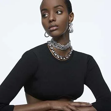 Swarovski Harmonia Choker Necklace with Clear Crystals