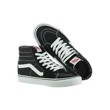 Vans Sk8-Hi Unisex Casual High-Top Skate Shoes Black/White/Black