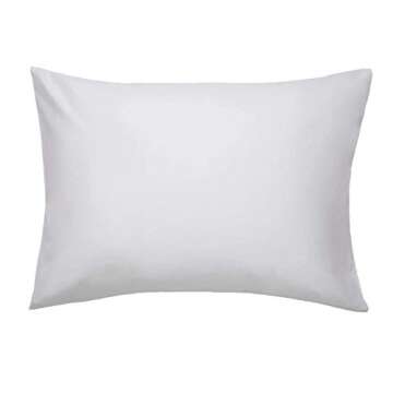 Brooklinen Luxury Sateen Pillowcases - Set of 2, King Size in White - 100% Long Staple Cotton with Envelope Closure