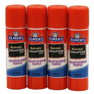 Elmer's Disappearing Purple Glue Sticks - 4 Pack