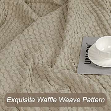 PHF Cotton Waffle Weave Blanket - King/Cal King Size Comfort