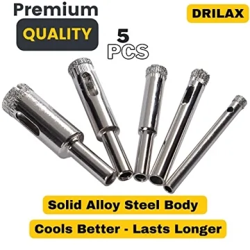 Diamond Drill Bits for Ceramic Set for Easy Drilling