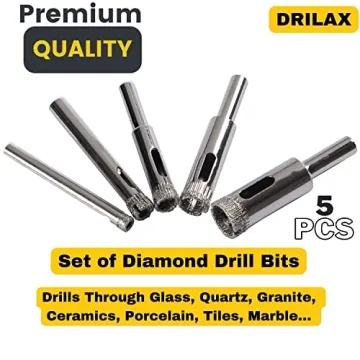 Diamond Drill Bits for Ceramic Set for Easy Drilling