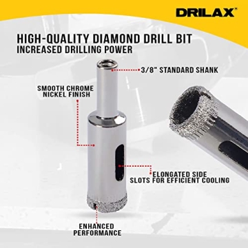 Diamond Drill Bits for Ceramic Set for Easy Drilling