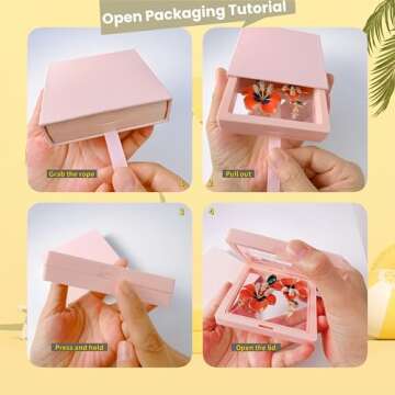 Medieval Vintage Design Women's Earrings Ear Studs with Low Allergy Silver Pin Orange Flower Pendant with Water Drill Inlay Elegant and Shiny