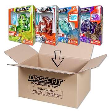Dissect-It Kit for Kids, Synthetic Dissection Kids Science Kit to Learn Animal Science, Biology, STEM Toys for 6 Year Old and Above