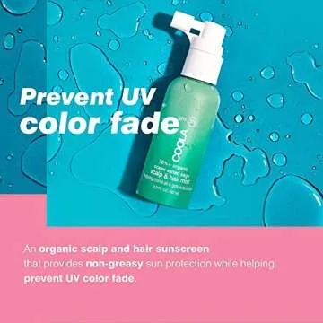 COOLA Organic Scalp Spray SPF 30 Sunscreen - Protect Your Hair
