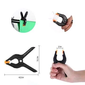 TANIASH Adjustable Backdrop Stand for Photos and Videos