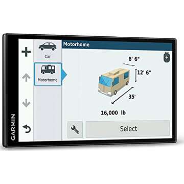 Garmin RV 770 NA LMT-S RV Dedicated GPS Navigator Essential Camping Accessory Bundle includes Car Charger, Cleaning Cloth, Screen Protectors, Hardshell Case and Bamboo Stylus Mini