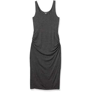 Amazon Essentials Women's Sleeveless Dress, Charcoal Heather, Medium