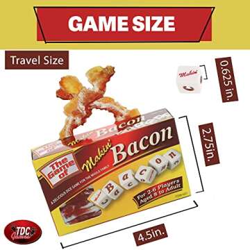Fun TDC Games Makin’ Bacon Dice Game for All Ages