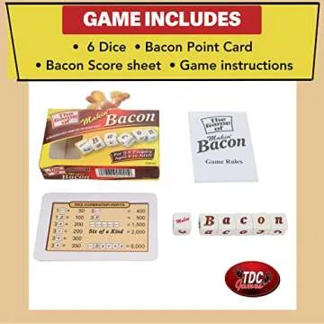 Fun TDC Games Makin’ Bacon Dice Game for All Ages