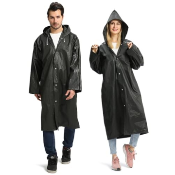 Opret Waterproof Rain Poncho Ideal for Outdoor Activities