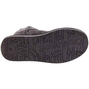 BEARPAW Women's Emma Short Snow Boot (11 B(M) US, Charcoal II)