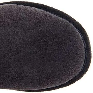 BEARPAW Women's Emma Short Snow Boot (11 B(M) US, Charcoal II)